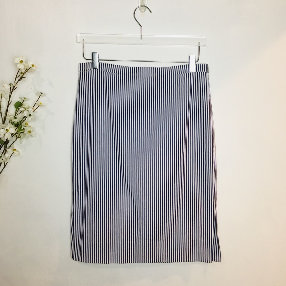 🌜3/$25 J.Crew| Striped Pencil Skirt